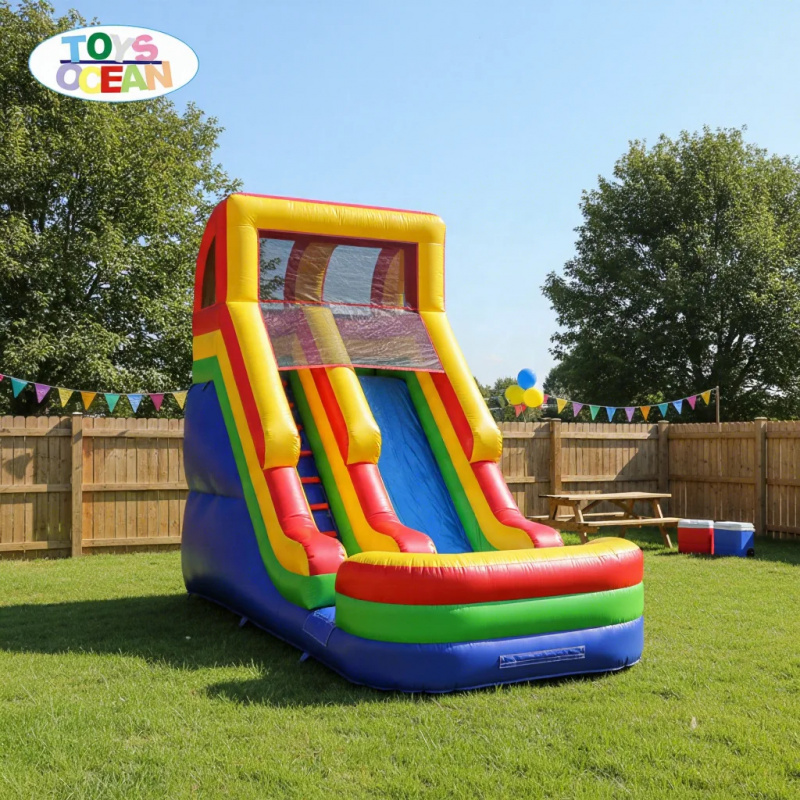 Party Games Kids - Fabrieksgemaakte opblaasbare waterglijbanen voor kinderfeestjes, perfect