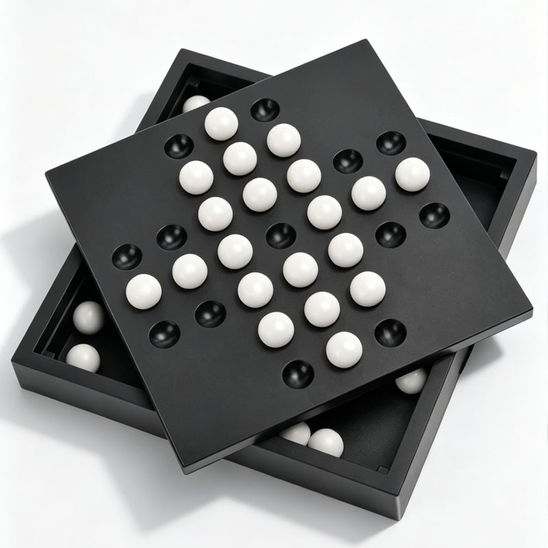 Party Games Kids And Adults - Europa Klassiek Single Chess Peg Solitaire