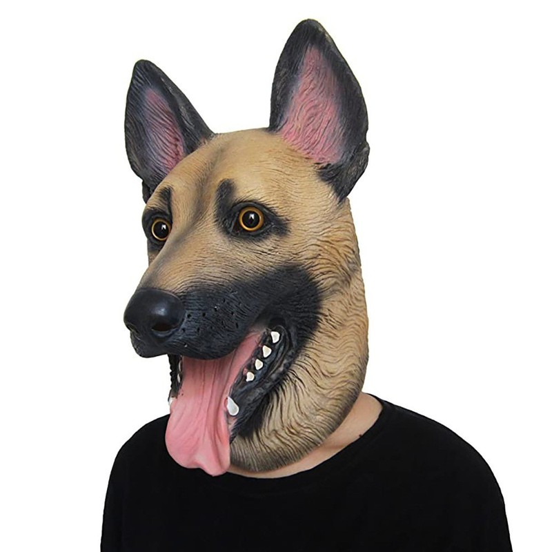 Party Games Animals - Le Cool Wolf, politie, husky dierenmasker,