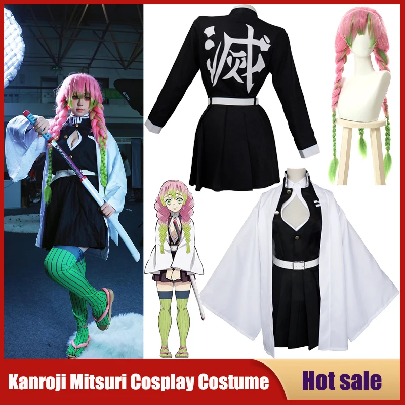 Party Games Kids And Adults - Anime Kanroji Mitsuri Cosplay Kostuum Kimetsu