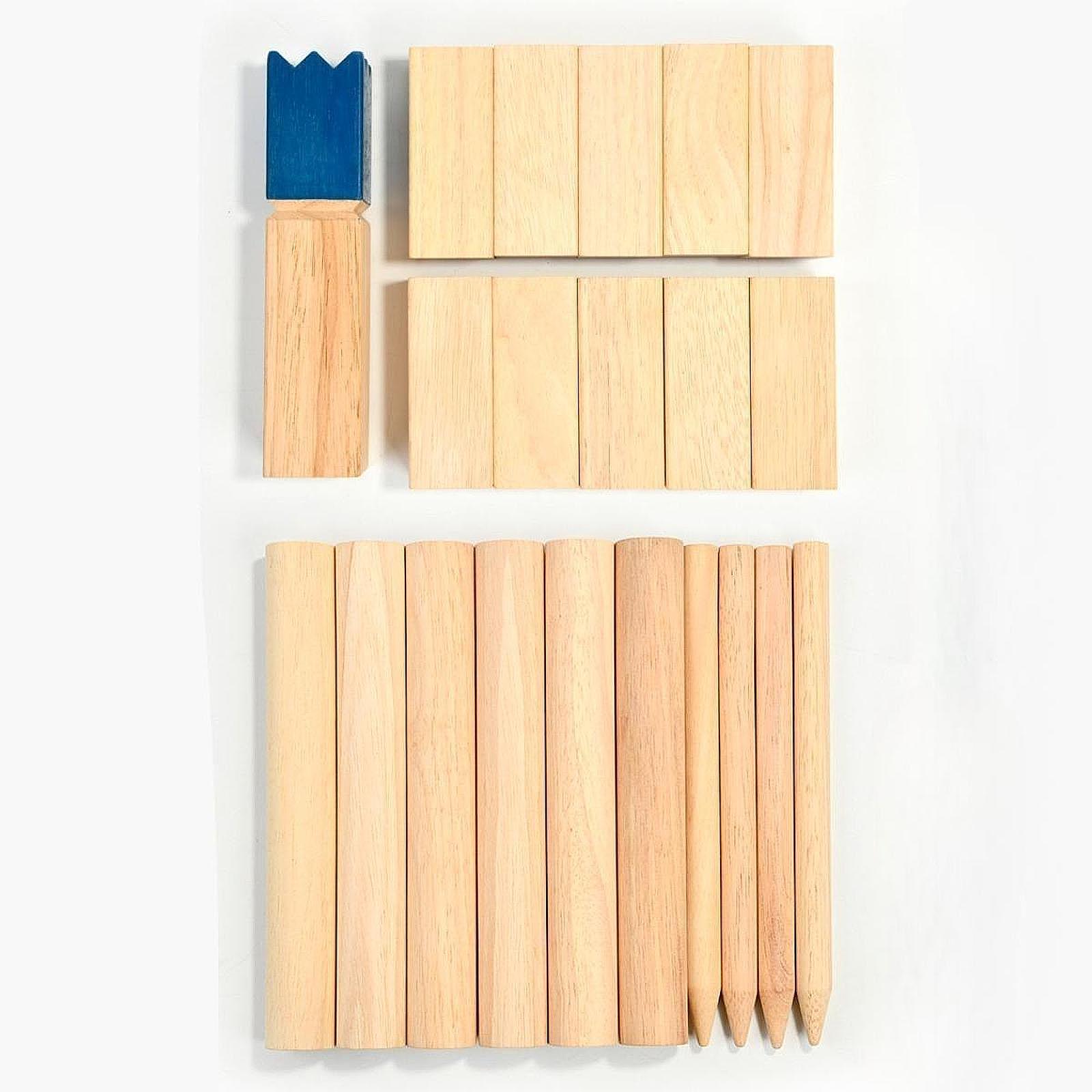 Kubb Game Yard - Buitenspel Houten Kubb Tuinspelset Gooi- en