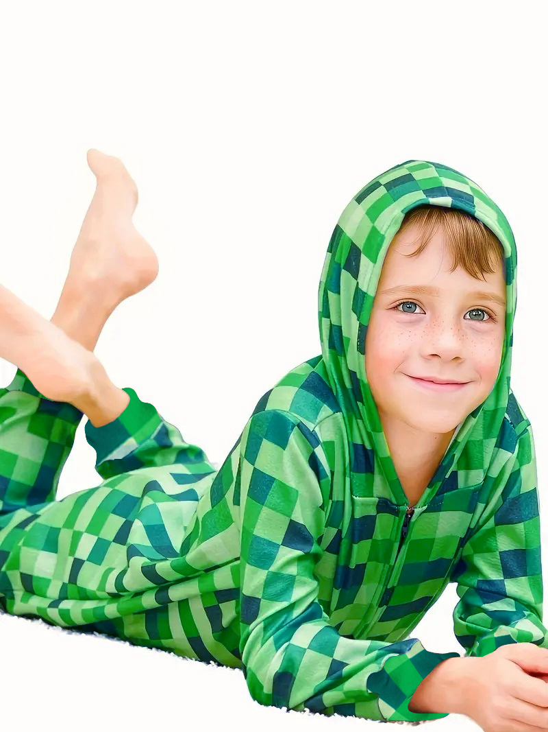 Party Games Minecraft - Creeper kostuum Carnaval Jongens Spel Karakter
