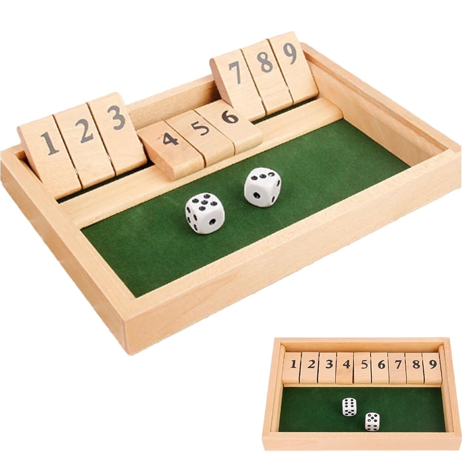Party Games Adults Drinking - Deluxe Vierzijdige 9-nummers Sluit de doos