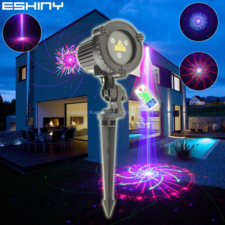 Games Garden Party - Eshiny Rgb Laser Landschap Licht Bewegend