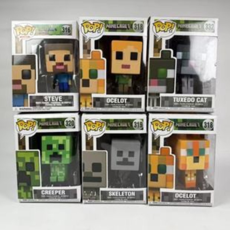 Party Games Minecraft - Funko Minecraft Steve Creeper Figuur Spelkarakter