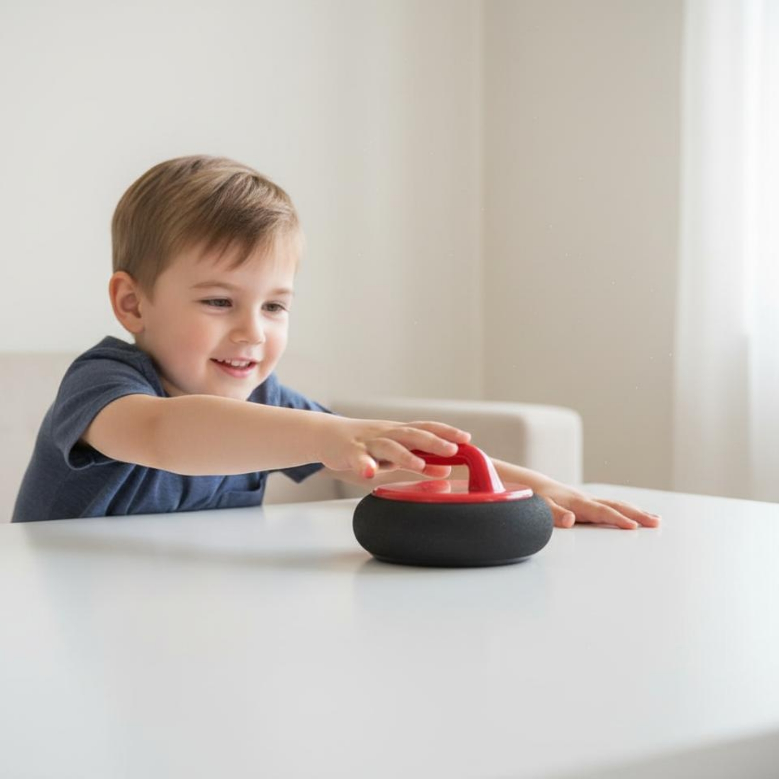 Party Games Mini - IJsvrije vloercurlingset voor thuis, mini curling