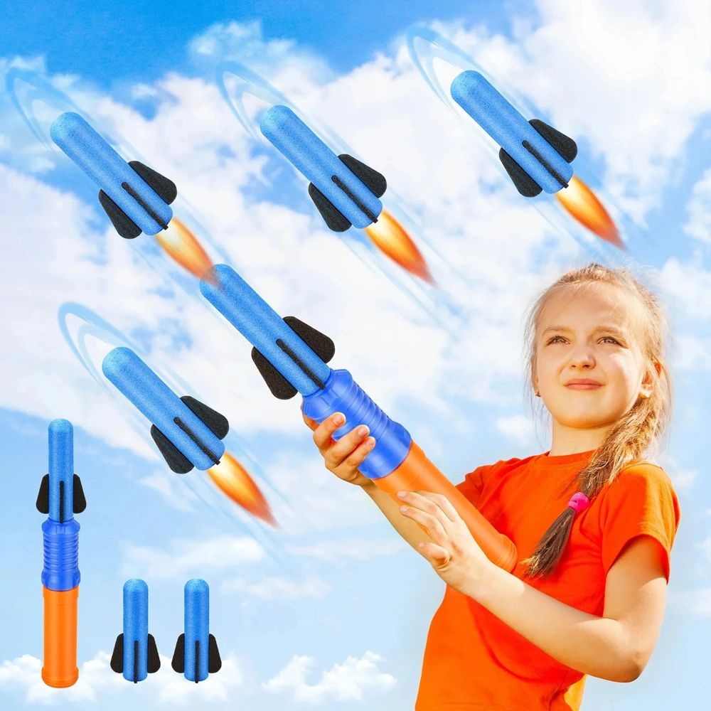Games Garden Party - Hete Aanbieding: Handaangedreven Raketwerper Speelgoedset -