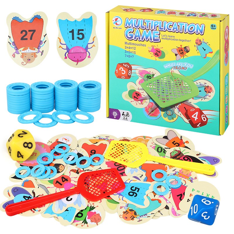 Quick Games Party - Vliegenmepper-spel voor kinderen Educatief Woordherkenning Oefenen