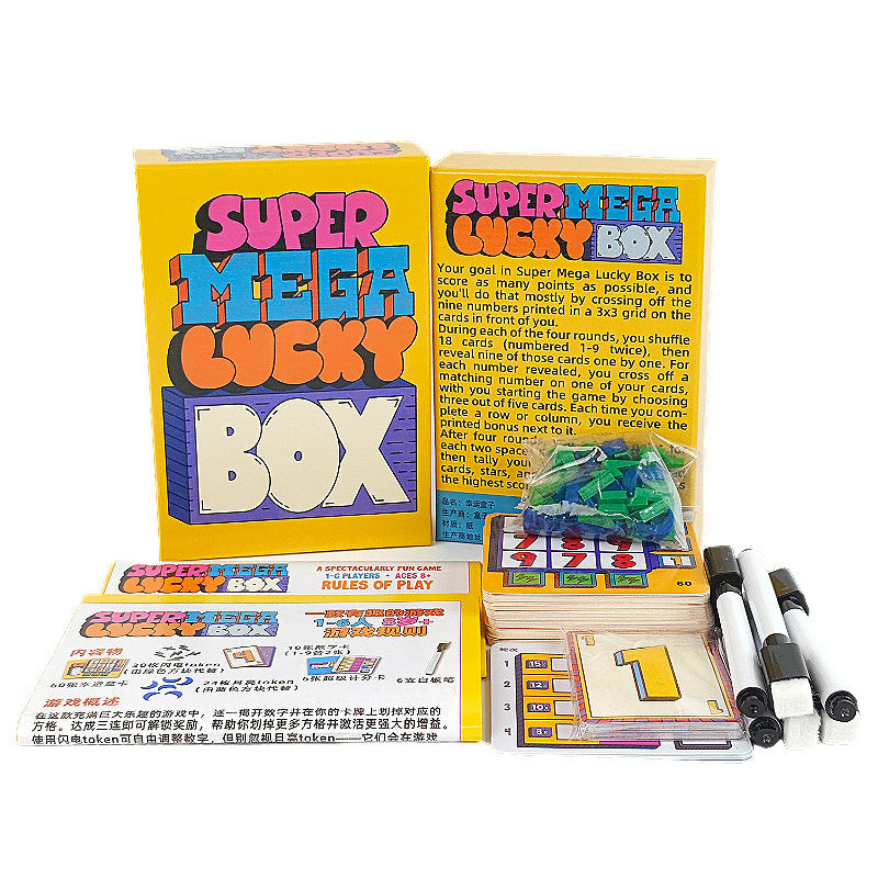 Super Mega Lucky Box Bordspel  - Party Games Board Game recensie en prijs