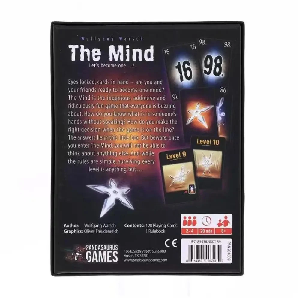 NIEUW Het Mind Card Game Party - Party Games Board Game recensie en prijs