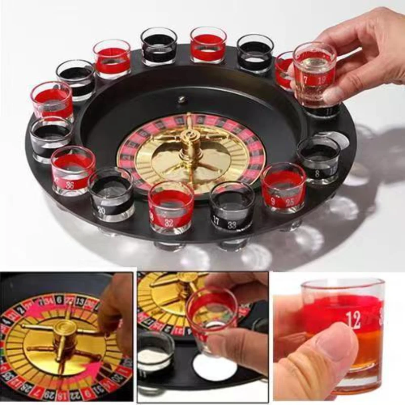 Russisch draaitafel Lucky Shot - Party Games Adults Drinking recensie en prijs