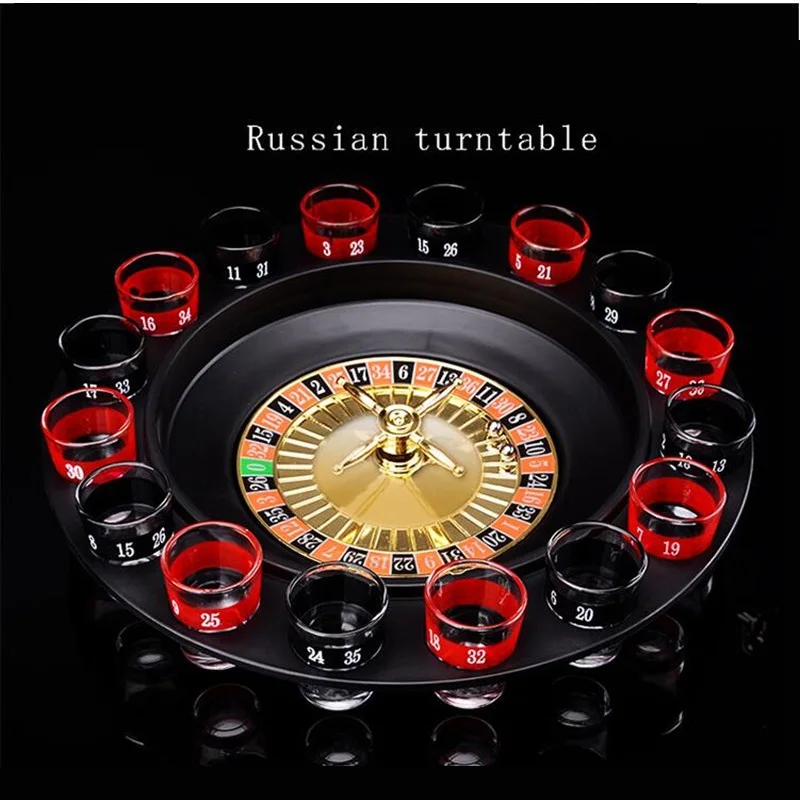 Russisch draaitafel Lucky Shot - Party Games Adults Drinking recensie en prijs