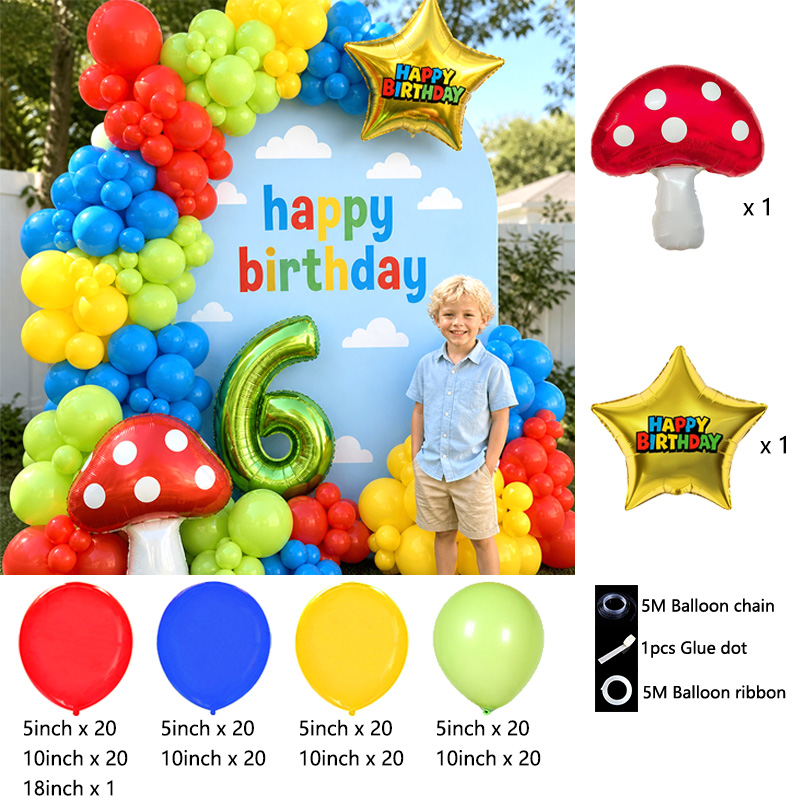1 set Rood Blauw Groen Paddens - Party Games Mario recensie en prijs