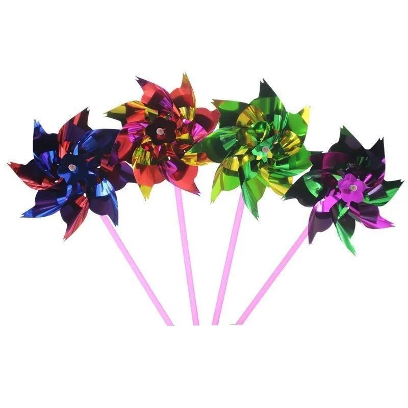 6-delig plastic windmolen pinw - Games Garden Party recensie en prijs