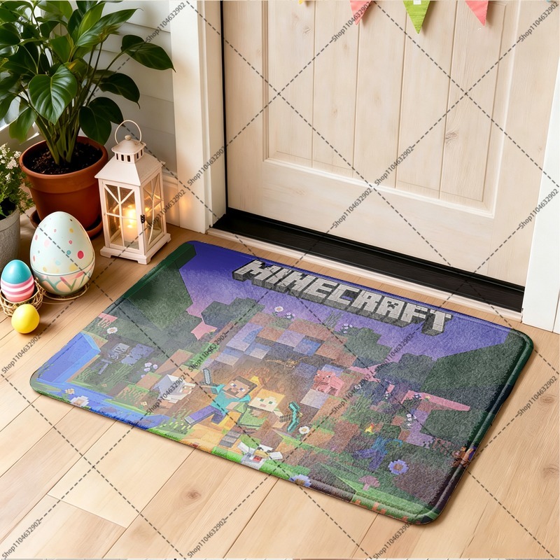 Minecraft-flanellen vloermatte - Party Games Minecraft recensie en prijs