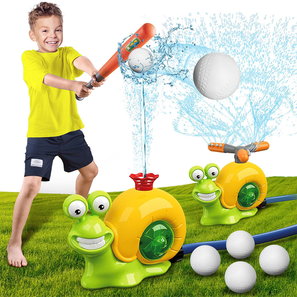 Cartoon slakken water sproeier - Games Garden Party recensie en prijs