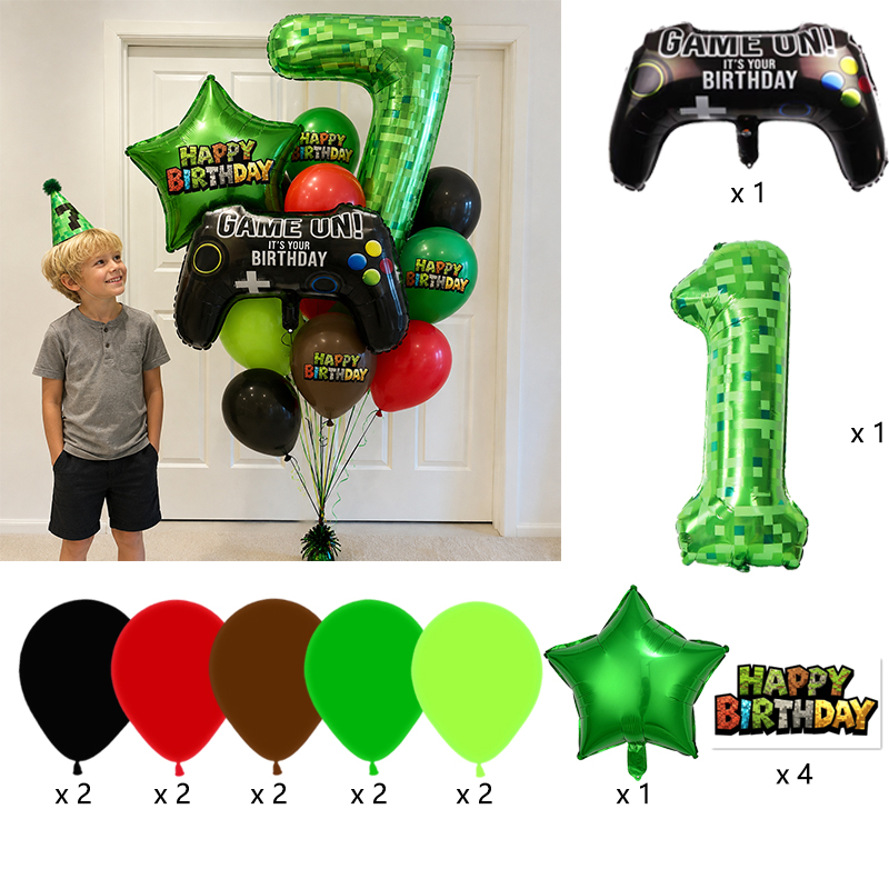 Pixel Miner Nummer Folieballon - Party Games Minecraft recensie en prijs