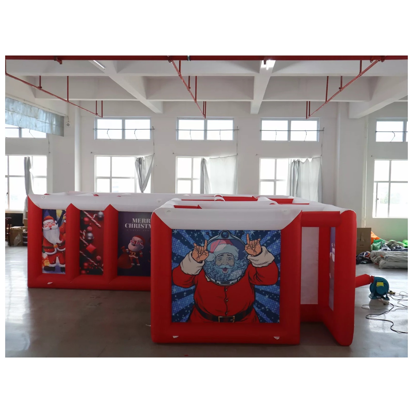 Grote rood-witte opblaasbare d - Party Games Kids And Adults recensie en prijs