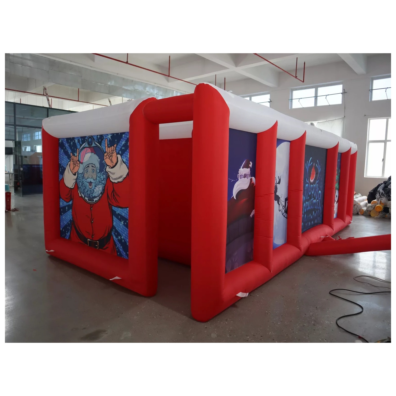 Grote rood-witte opblaasbare d - Party Games Kids And Adults recensie en prijs