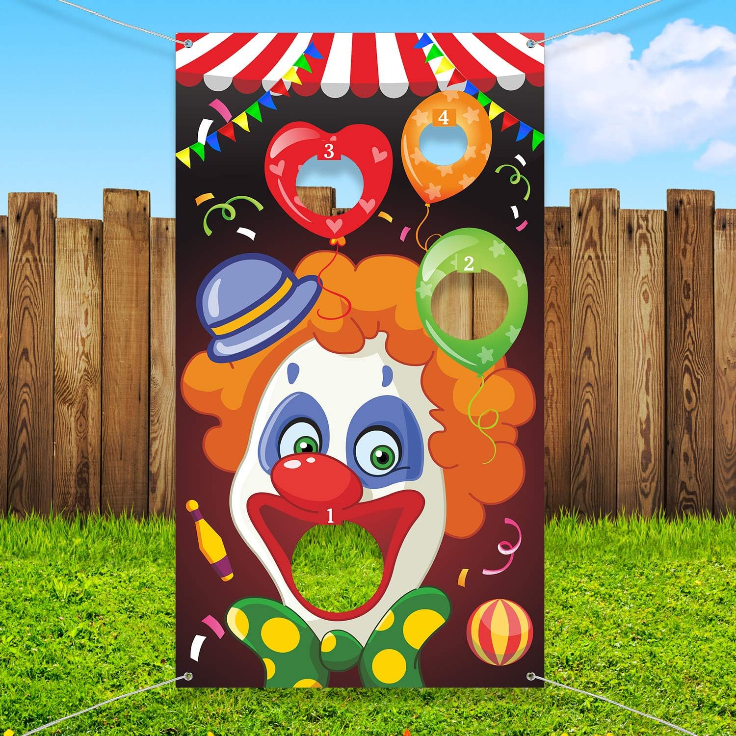 Carnaval Toss Games Banner met - Party Games Kids And Adults recensie en prijs