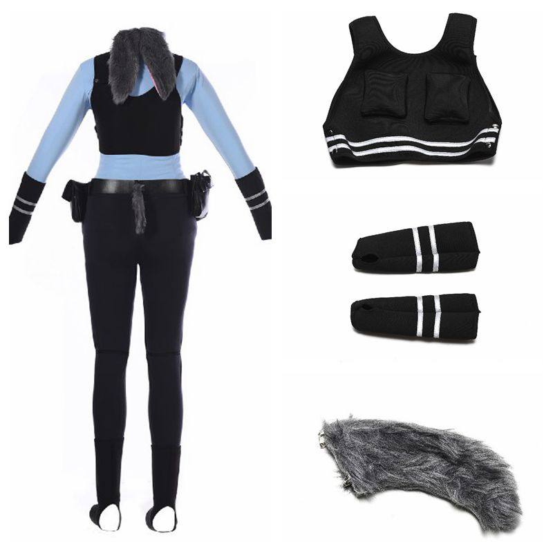 Judy Hopps Cosplay Kostuum voo - Zootopia Party Games recensie en prijs