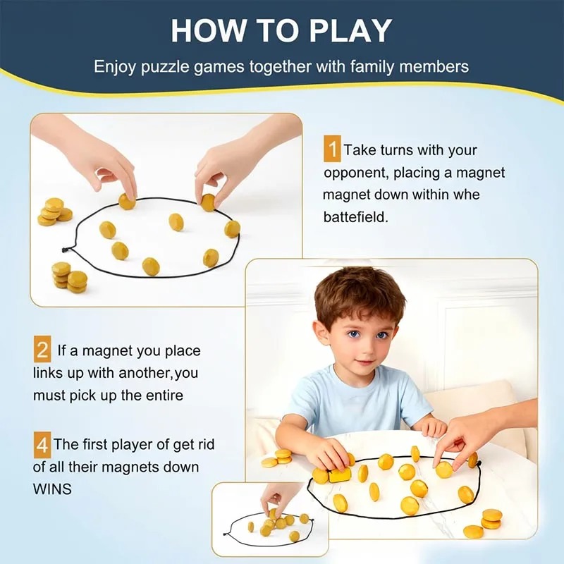 Partyspellen Magnetische stene - Party Games Kids And Adults recensie en prijs
